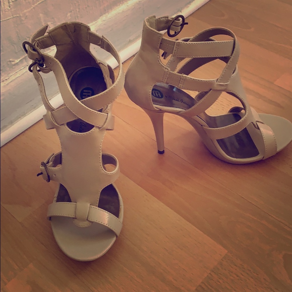 [m by Michael Antonio] Sand Colored Heeled Sandals